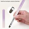 1 stk Gradient Metal Håndtag Neglekunst Pensel Trekantet Tegning Maleri Linje Pen Liner Fransk Manicure Værktøjer