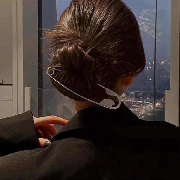 Moderno Fermaglio Geometrico per Capelli Spilla Extra Larga Fermaglio per Capelli Costruzione Metallica Accessorio Moda Bagno Styling Sport