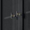 10 Pcs Zinc Alloy Furniture Handle Modern Style Drawer Handle with Screws Black and Gold - Single Hole