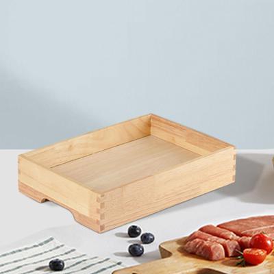 Tray, Chilled Ice Plate, Wooden Beef Serving Plate for Sashimi
