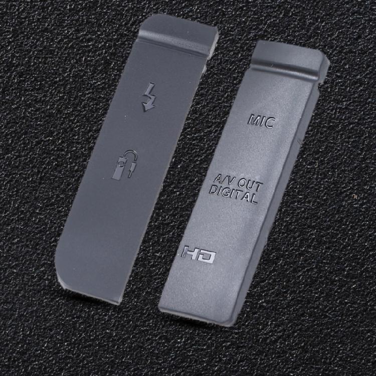 USB Skin Side Blocking Rubber Parts for 7D Digital Camera Decorative Interfaces Port Cover Door