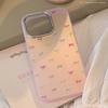 Gilded Sweet Bow Suitable for Iphone16Promax Mobile Phone Case 15 Laser 13 Anti Fall 14 Korean 11 Hard