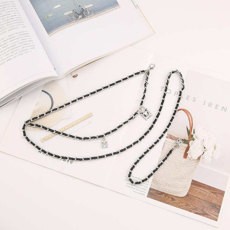 Metal Skirt Suit Xiaoxiangfeng Waist Chain Belt Rope Spice Girl Chain Accessories Tide