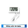 Mini LCD digital thermometer used for freezer temperature - 50-110℃ refrigerator thermometer indoor and outdoor waterproof probe