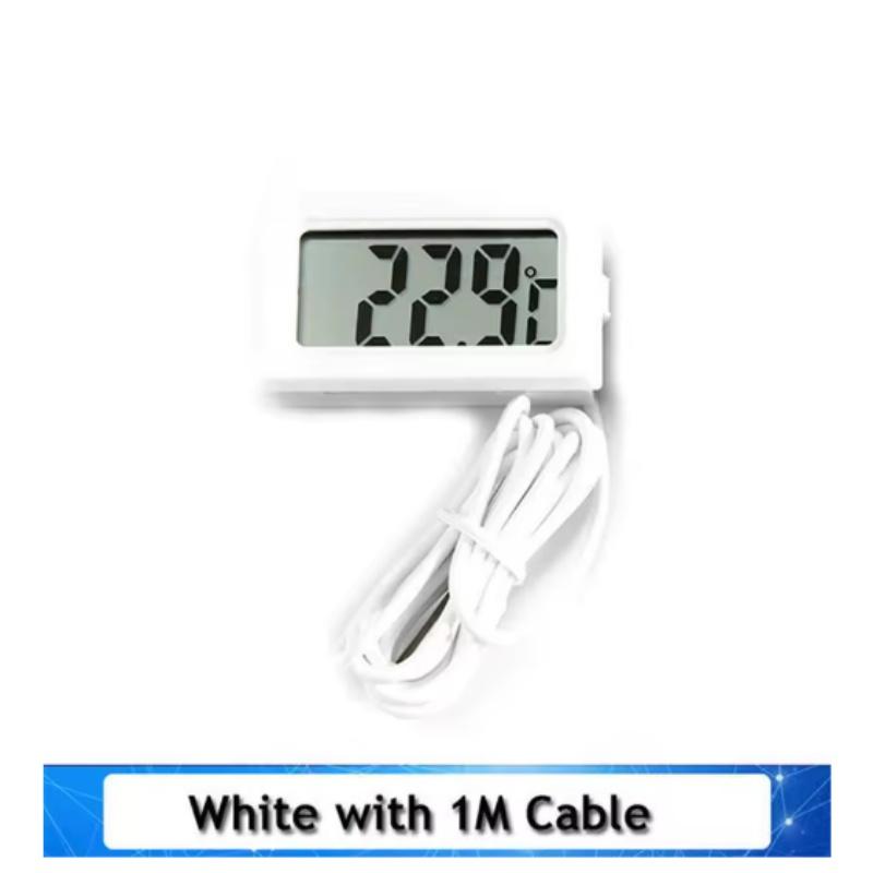 Mini LCD digital thermometer used for freezer temperature - 50-110℃ refrigerator thermometer indoor and outdoor waterproof probe