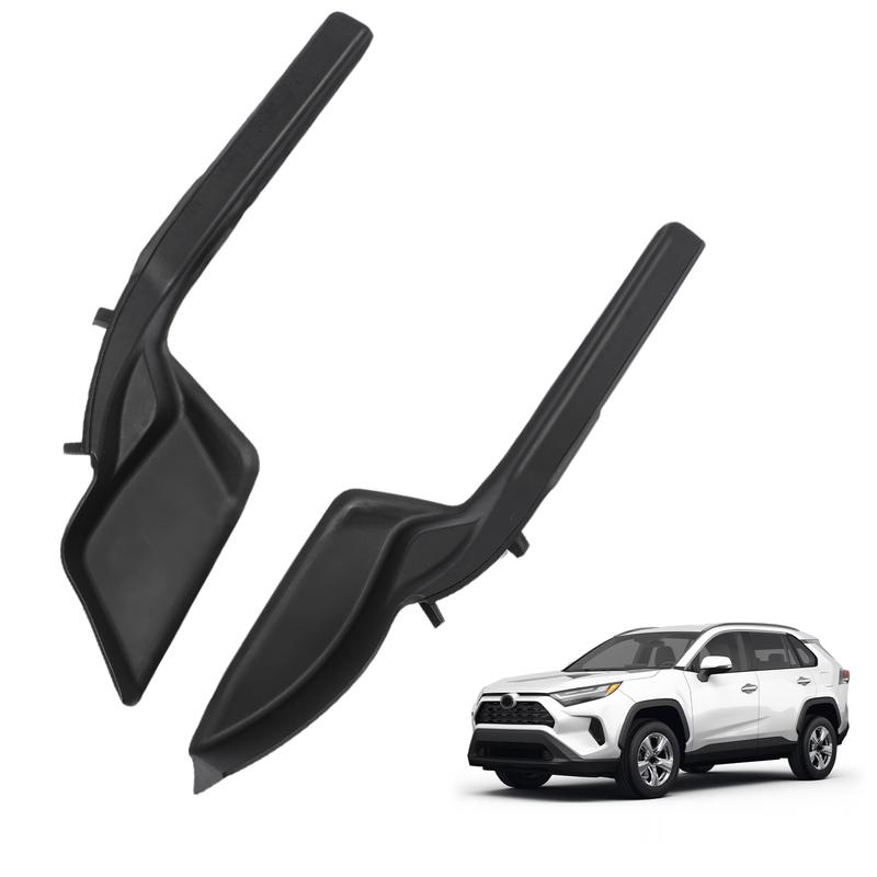 2Pcs Front Windshield Wiper Side Cowl Extension Cover Trim For 2020 2021 2022 Toyota RAV4