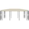 VidaXL Belvédère 3x6 m Crème
