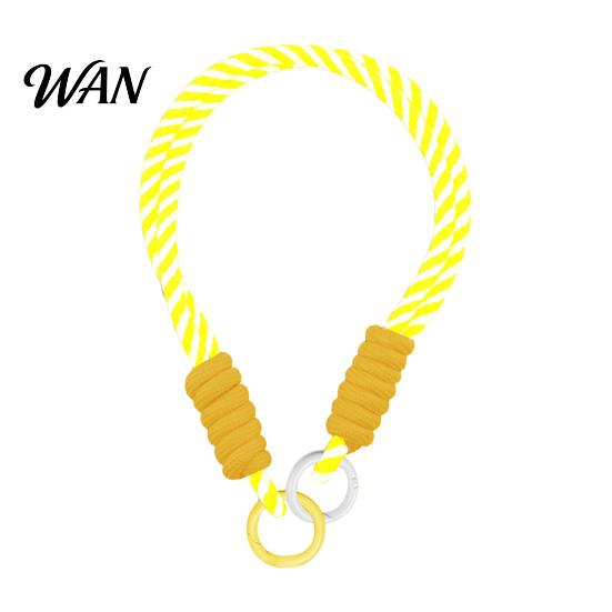 Braided Rope Accessory Pendant Short Wrist Strap with Hanging Ring Outdoor Activity Wear-Resistant Lightweight Lanyard Portable Water Bottles