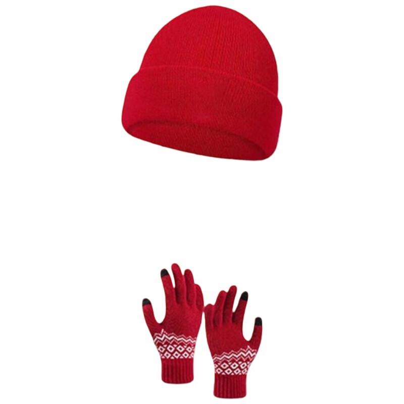 EILEI Warm Sun Hat & Gloves Set