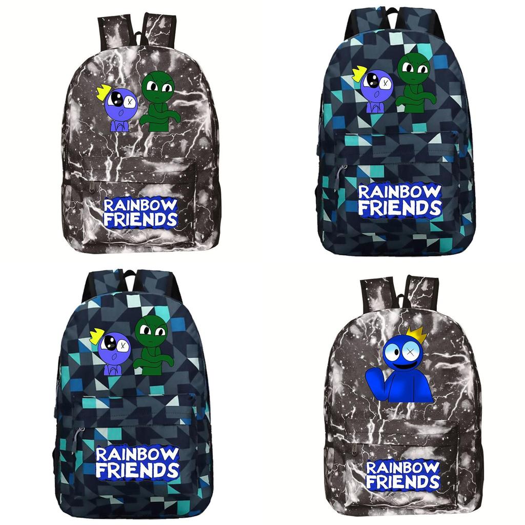 Roblox Rainbow Friends Large Capacity Student Backpack Bag Book