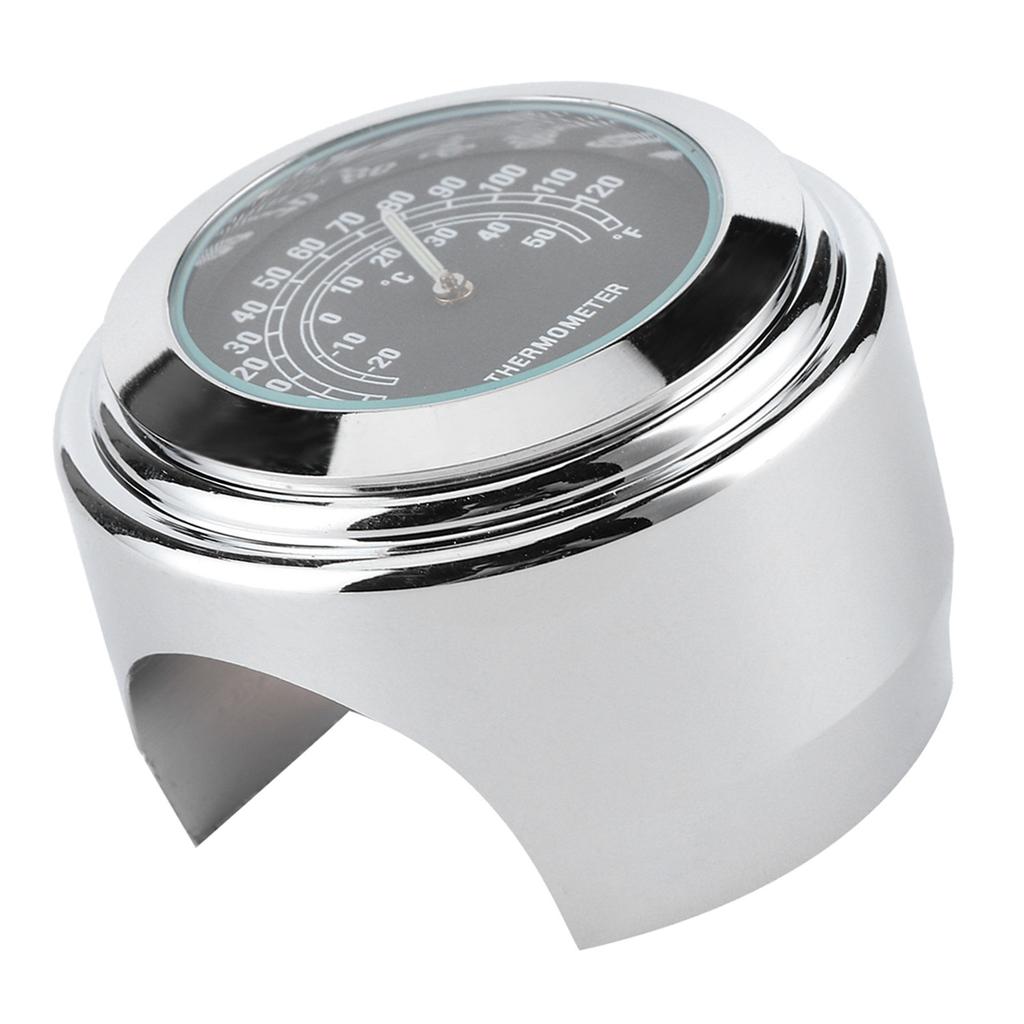 1in 78in Handlebar Mount Thermometer ‑20 Celsius  ‑ 50 Celsius  Measuring Dial Weatherproof for