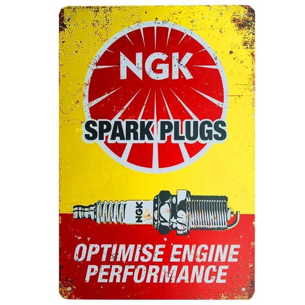Motor Oil Gas Metal Signs Esso STP Wall Art Poster Plaque Vintage Iron Painting Decoration for Man Cave Cafe Garage Club Bar