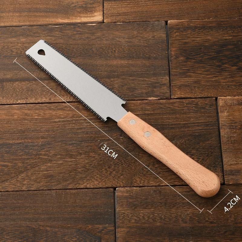 1pcs Home Woodworking Flexible Hand Saw, Double-Sided Blade Design, Specialized Hand Tool For Flat Cutting