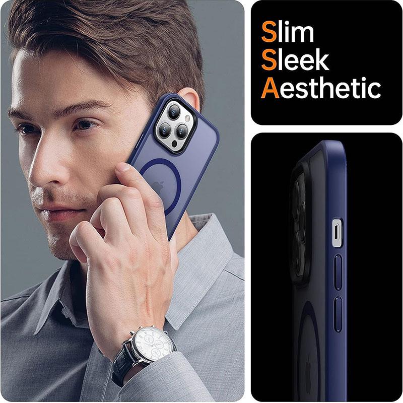 Shockproof Matte Transparent Phone Case For iPhone 15 14 13 12 11 Pro Max 15 Plus For Magsafe Magnetic Wireless Charging Cover