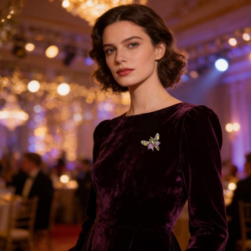 Retro Brooch Butterfly Corsage Pin Jewellery Piece For Women And Men Lightweight Alloy Chest Decoration Gift