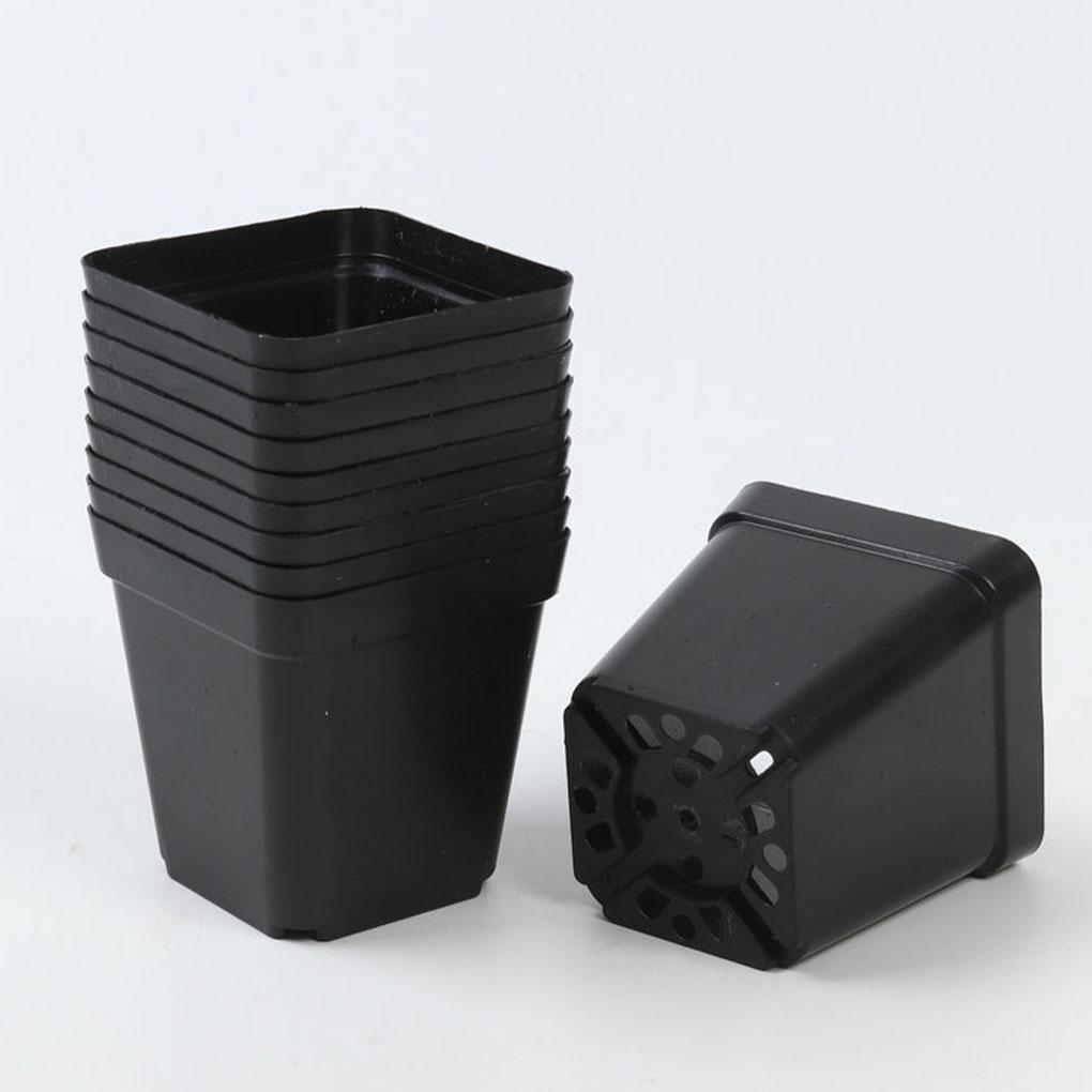 Čtvercový plastový květináč Květináče Gadgety pro pěstování rostlin Příslušenství Kontejner pro školku Zahradní ozdoby