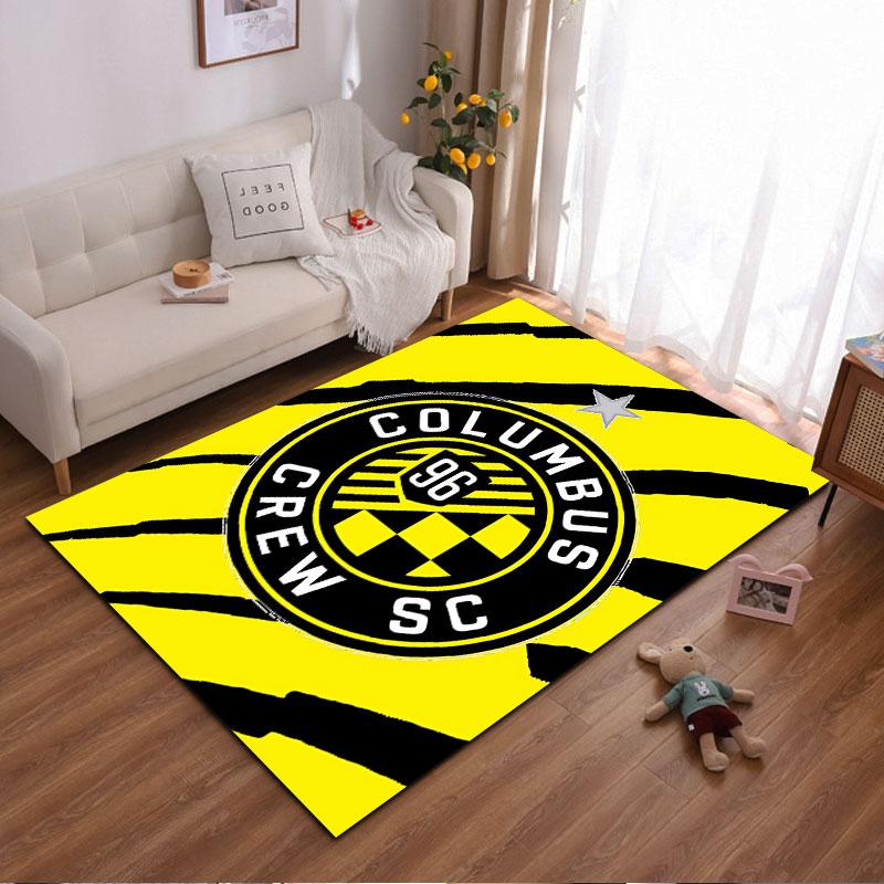 Columbus Crew SC Logo Carpet suitable as a non-slip mat for the living room or bedroom sofa