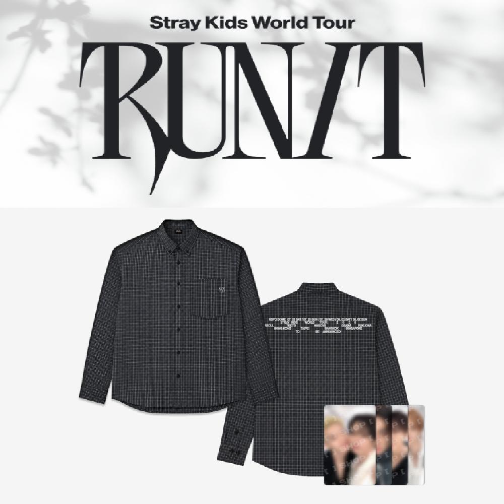 Предзаказ рубашки в клетку Stray Kids RUN IT SEOUL