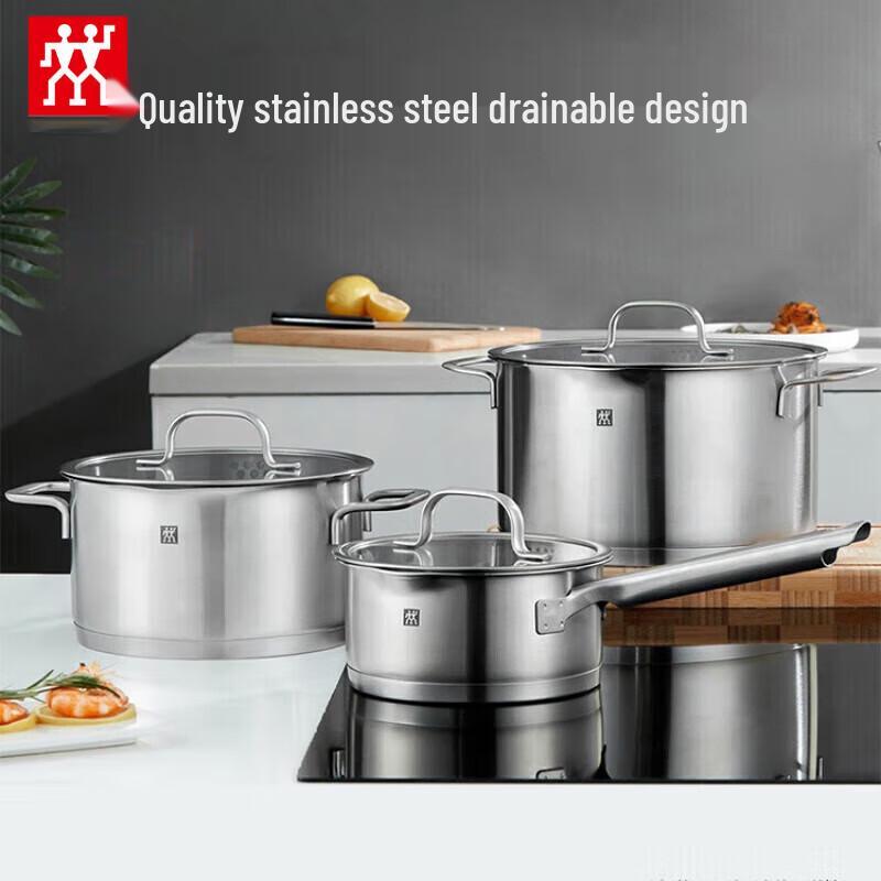 Набор глубокая кастрюля и пароварка Zwilling Moment