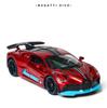 1/32 Alloy Diecasts Metal Toy Car Model Bugatti Divo Toy Vehicles Miniature Car Model With Light Toys For Boys Kids Christmas Gi
