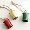 Exquisite Christmas Bell Pendant Creative Metal Hanging Bells Christams Cow Bells  Home Door Decor