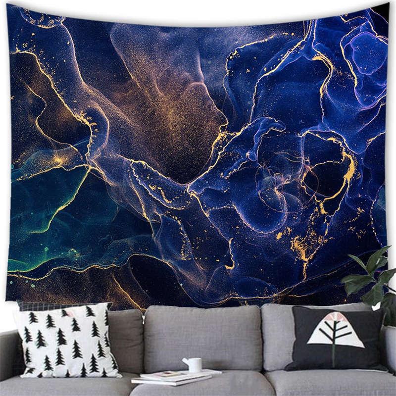 Luxury Wall Hanging Marble Texture Pattern Tapestry Painting Bedroom Living Room Decoration Room Background Hanging Wall