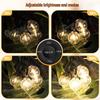 G40 Solar Dimmable LED String Lights for Camping and Courtyard Decoration, Waterproof Large Round Balls