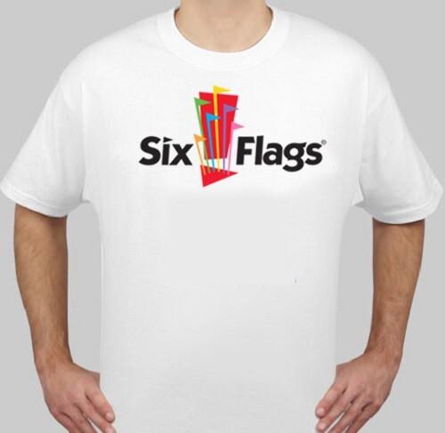 Six Flags Magic Mountain T-shirt S разноцветный