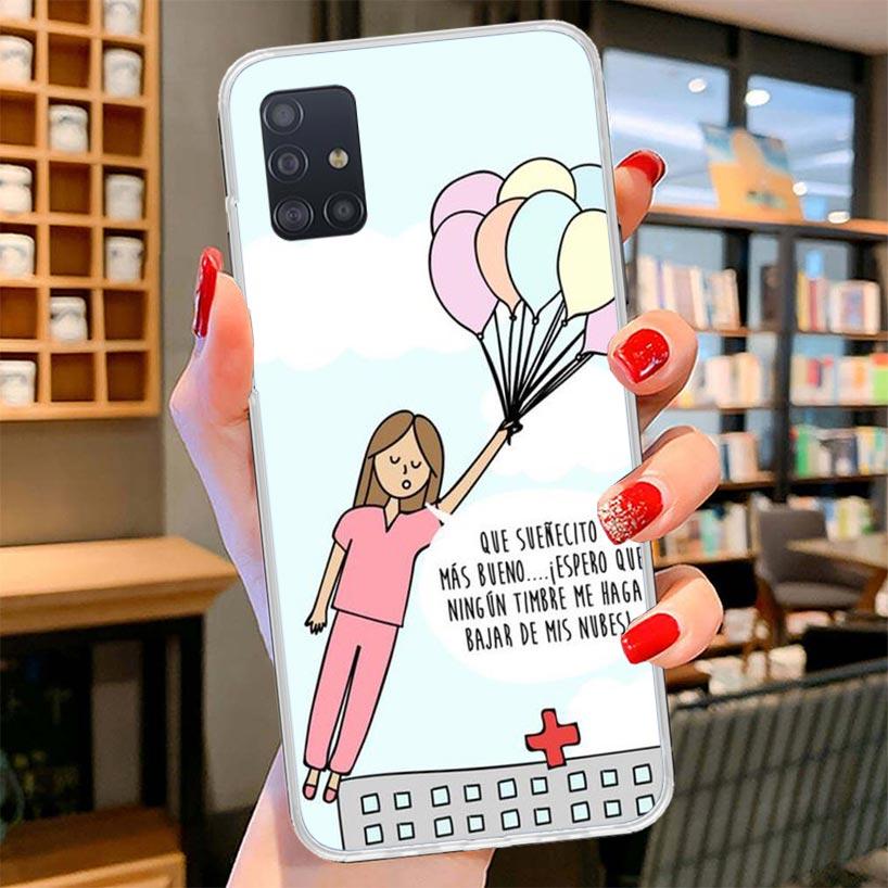 Medicine Nurse Doctor Cover Phone Case For Samsung Galaxy A12 A22 A32 A52 A72 A02S Phone Case Note 20 Ultra 10 S10 Plus A51 A71