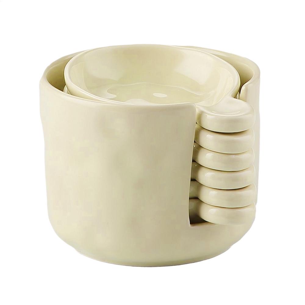 

Набор тарелок для соуса и подставок, блюдо для приправ с коробкой для хранения, керамическая мини-тарелка, контейнер для заправки для кухни, барбекю, закусок