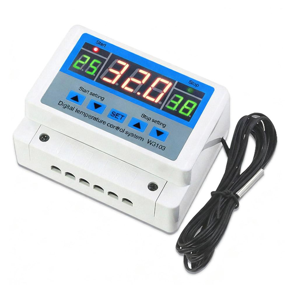 Универсальный цифровой термостат Инструмент Контроллер температуры Цифровой контроллер температуры Режим интервала Программируемый Задержка запуска China Mainland