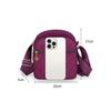 New Nylon Small Square Bags Multifunctional Crossbody Messengers Bag Multi-compartment Shoulder Bag