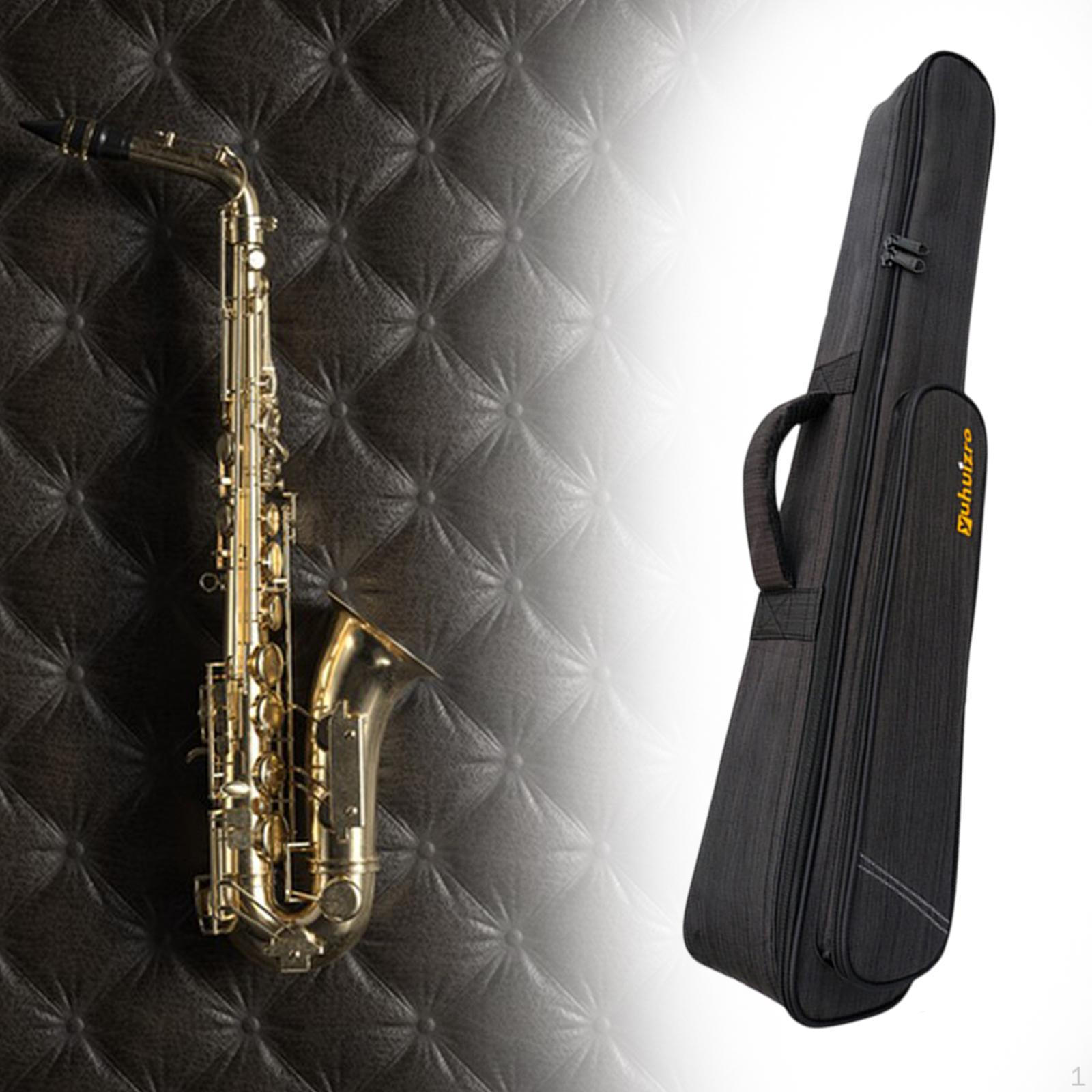 

Рюкзак-чехол для сопрано-саксофона с ручкой для использования на выступлениях чёрный