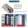 Reflective Privacy Window Film: One-Way Mirror, UV & Heat Control, Self-Adhesive, Waterproof - Ideal For Office & Hotel