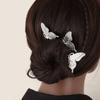Butterfly Small Hair Comb Clip Exquisite Graceful Butterfly Hair Comb Gold Sliver Inserted Comb Women Girls Elegant Accessories