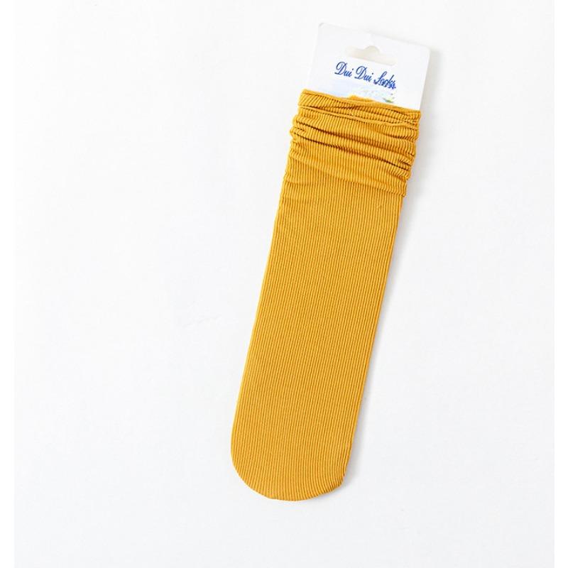 Jk Japanese Zhuji Socks Female Summer Thin Ice Silk Cool Breathable Boneless Ice Ice Socks In The Tube Month Pile Socks