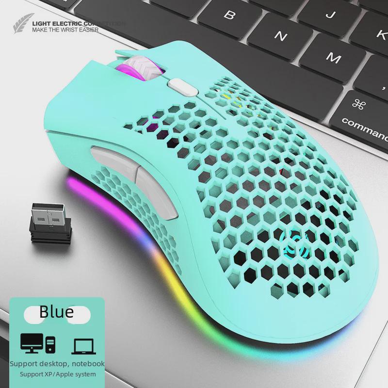 Viper BM600 Wireless RGB Gaming Mouse - Lightweight, Luminous Design for Office & E-Sports
