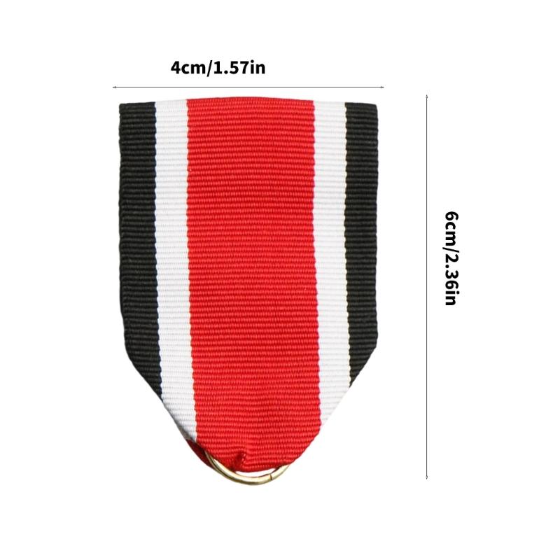 Iron Crosses Medals Replacement Ribbon Badge Hanging Webbing Militarys Award DIY Accessory for Medals,Collectibles