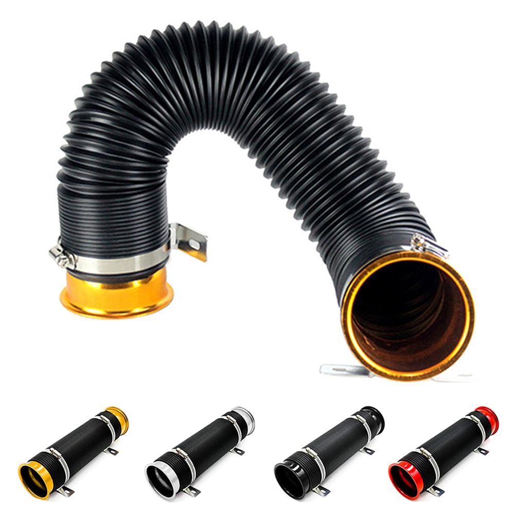 76mm Car Modification Supplies Telescopic Tube Ventilation Tube Intake Air Pipe Expandable Cold Air Intake Kit