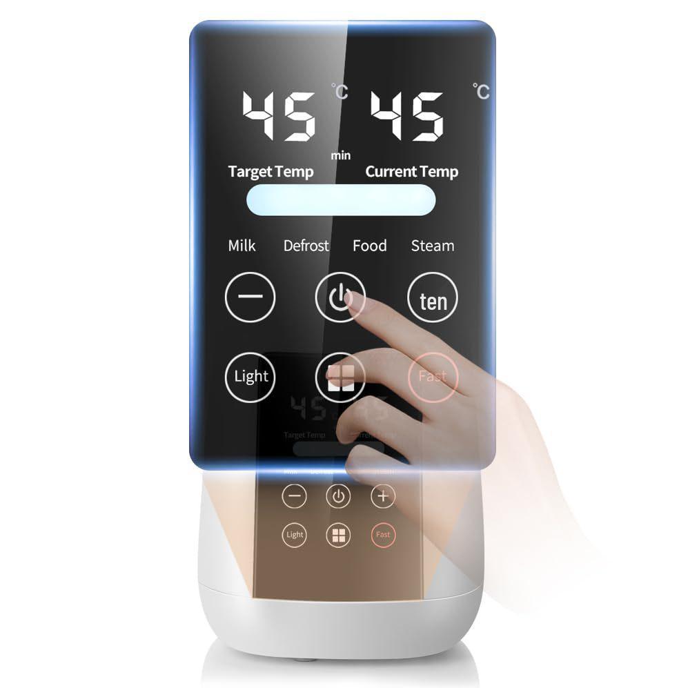 Smart Portable Bottle Warmer & Sterilizer: Home Milk Heater with Timer & Constant Temperature