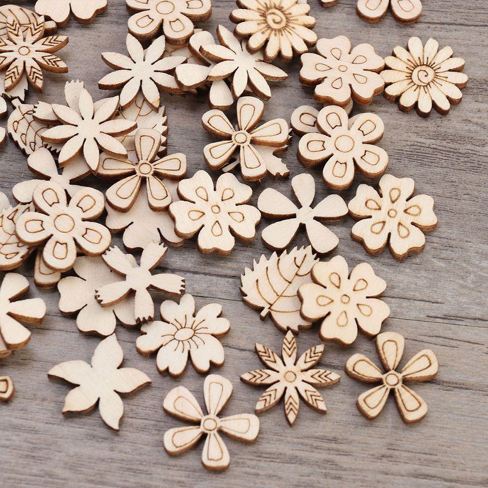 DIY Paint Natural Wood Slice Wooden Decoration Doodle Educational Toy Scrapbooking Embellishments