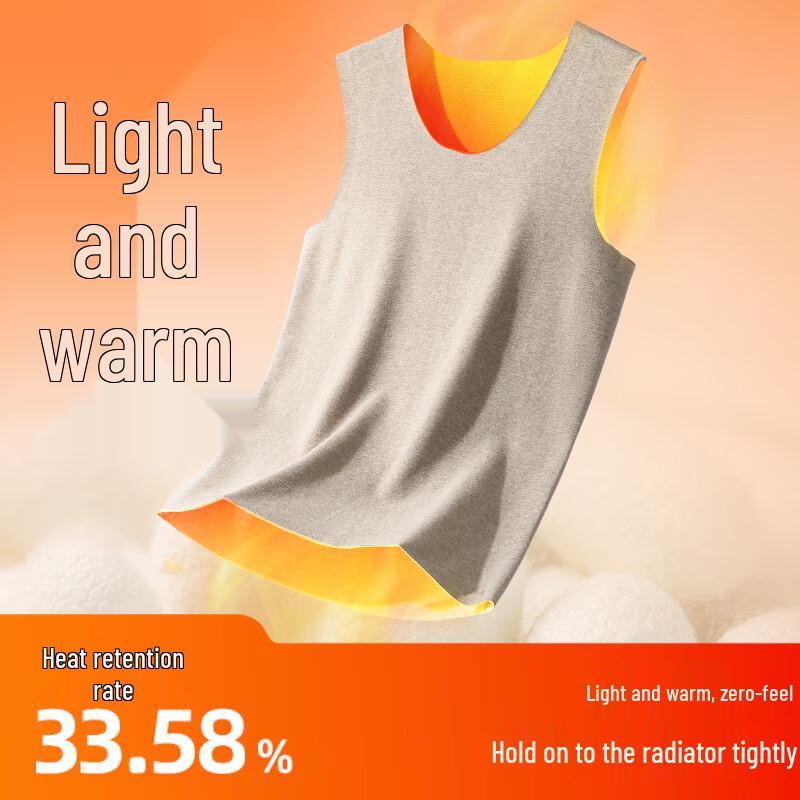 Jeanswest Men's Winter Fleece-Lined Thermal Vest