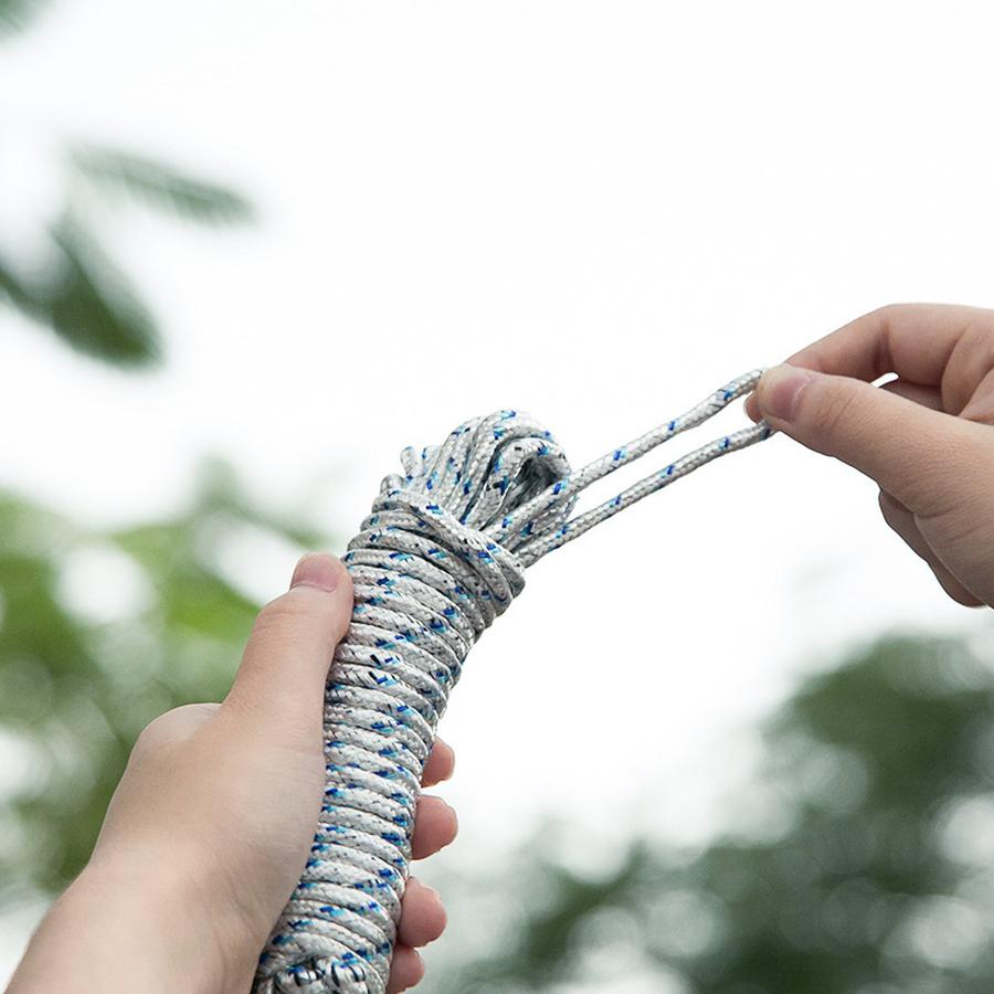 10M Nylon Clothesline Drying Rope with Anti-Slip and Anti-Wind Features for Bedding and Outdoor Use