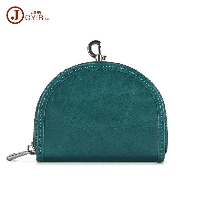 Women's Genuine Leather Mini Coin Purse - Luxury Summer Cowhide Wallet