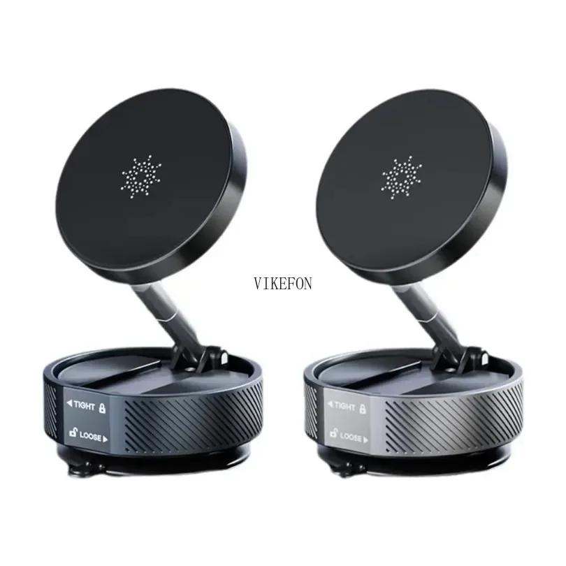 Vakuový magnetický držák na telefon do auta s přísavkou, 360° rotace pro Magsafe iPhone 16 15 14 13 12, elektrický vakuový skládací otočný stojan