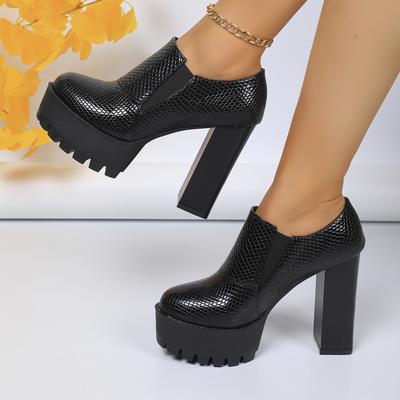 Women Pumps Spring Autumn Sexy Outdoor Solid Office High Heels Shoes for Women Fashion Chunky Heeled Platform High Heels Women