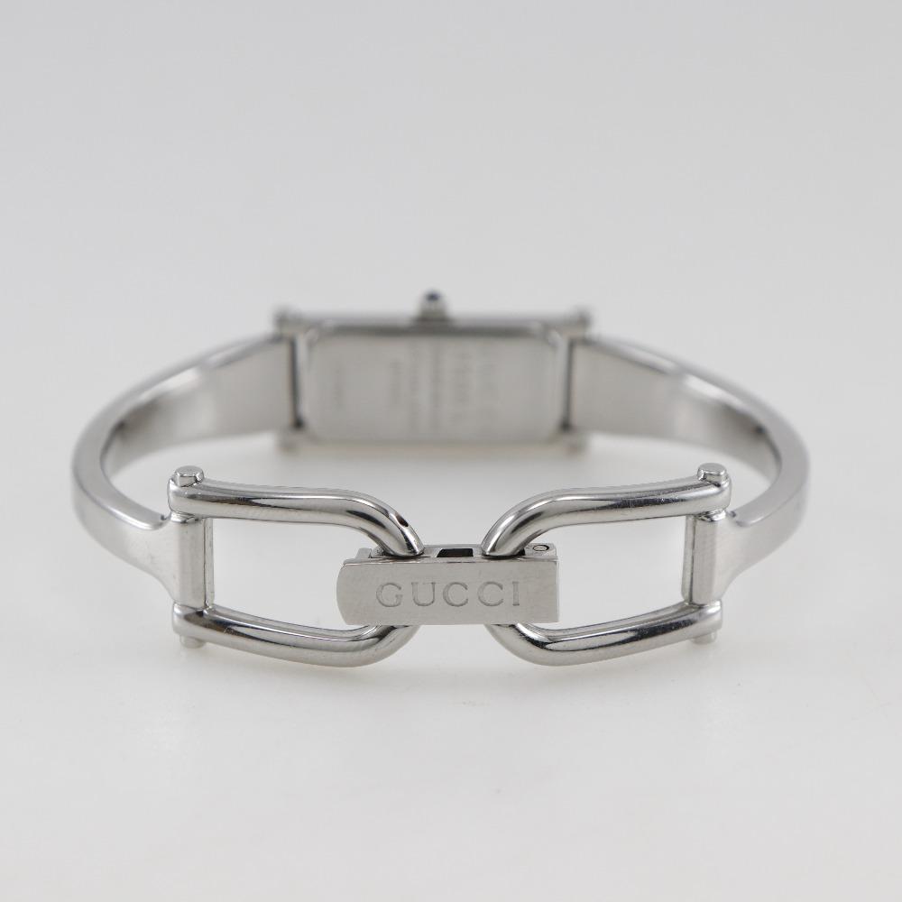 GUCCI Watches 1500L blackDial Stainless Steel Quartz Analog display Women Used