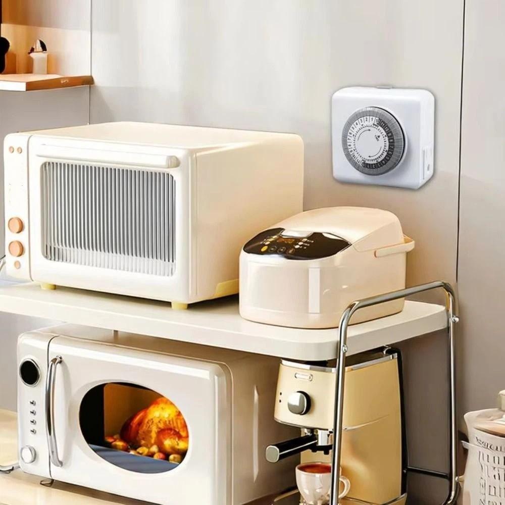 24-Hour Cycle Plug-in Timer 15A 1250W US Plug Timer Automatic Shutdown Timer  Daily On/Off Cycle