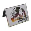 Halbkreisförmiger Rahmen Wald Hirsch Rahmen Metall Silbern Schablone Präge Stanzformen Für DIY Scrapbooking Papier Album Kartenherstellung