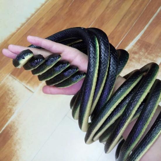 Yousheng Fake Snake Realistic Scales Creative Simulation Snake Prank Toy for Kids